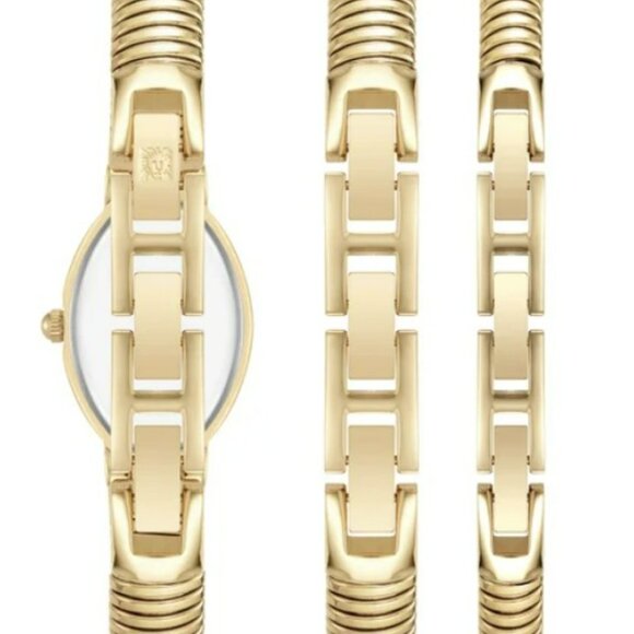 Anne Klein NY Ladies Green Malachite Watch & Bracelet Set 12/7752MAST – NWT - Picture 9 of 9